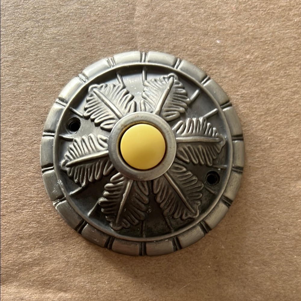 Vintage looking doorbell cover